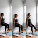 The 5-Move Wall Workout for Joint-Friendly Knee & Core Strength